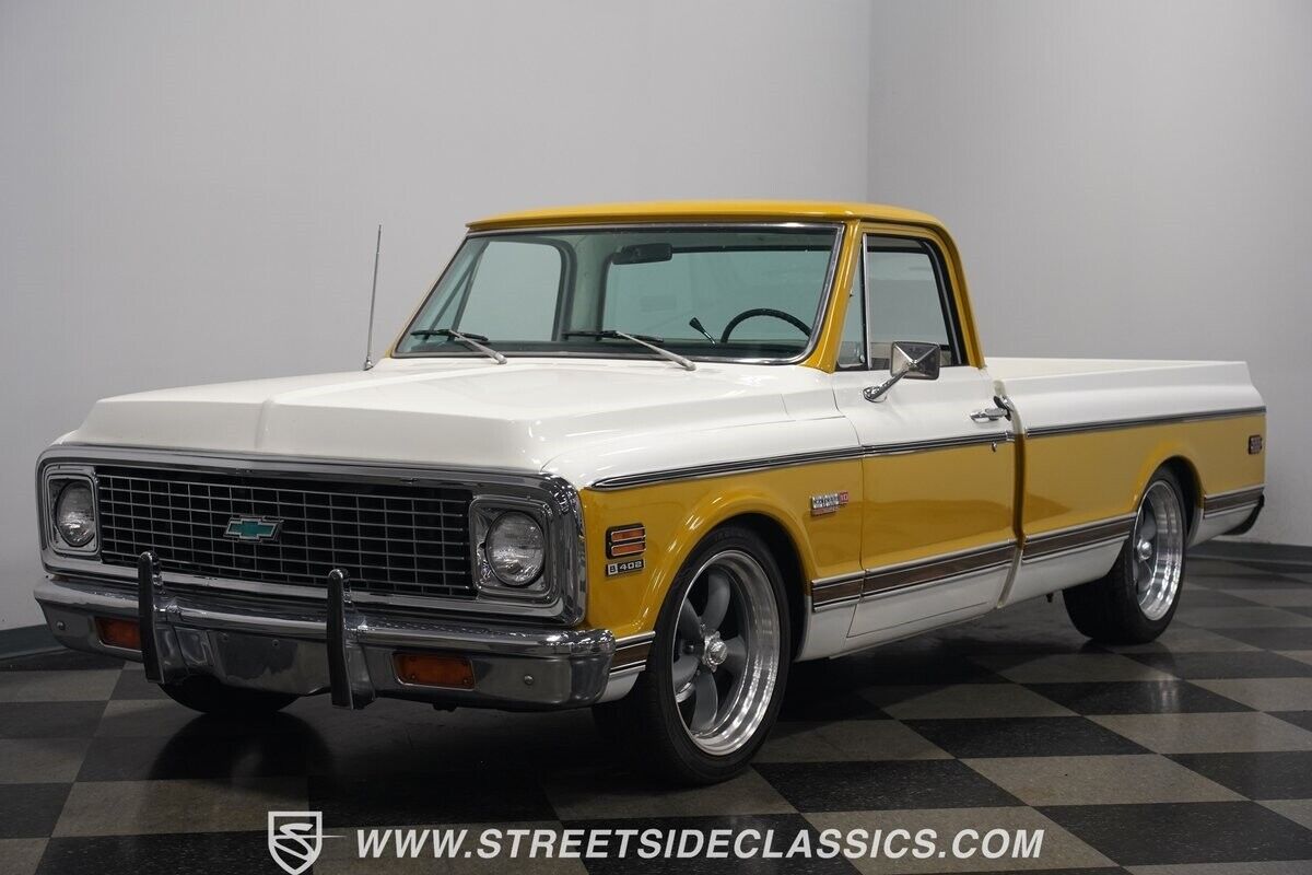 Chevrolet-C-10-Pickup-1972-Yellow-White-48189-4