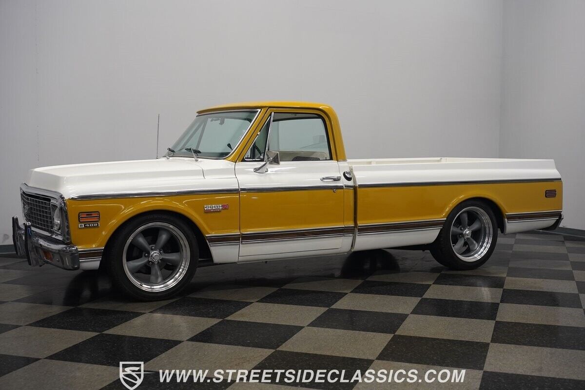 Chevrolet-C-10-Pickup-1972-Yellow-White-48189-6