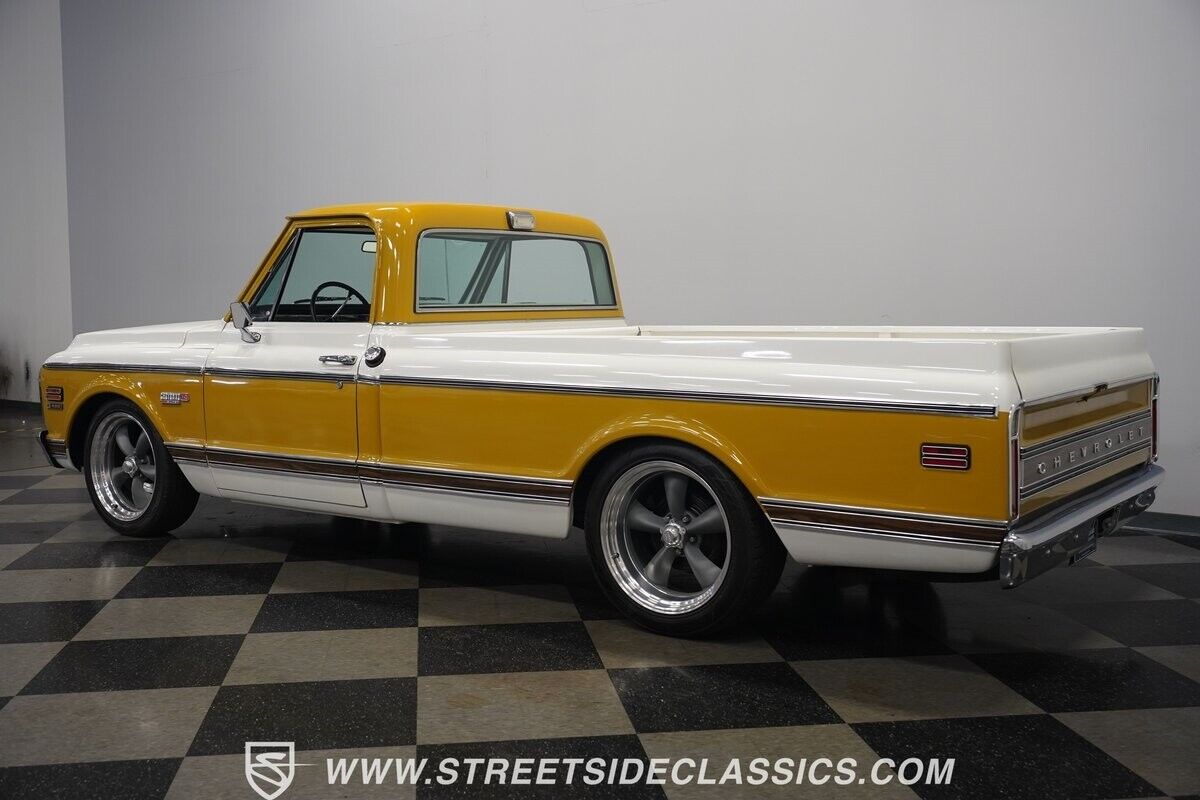 Chevrolet-C-10-Pickup-1972-Yellow-White-48189-9