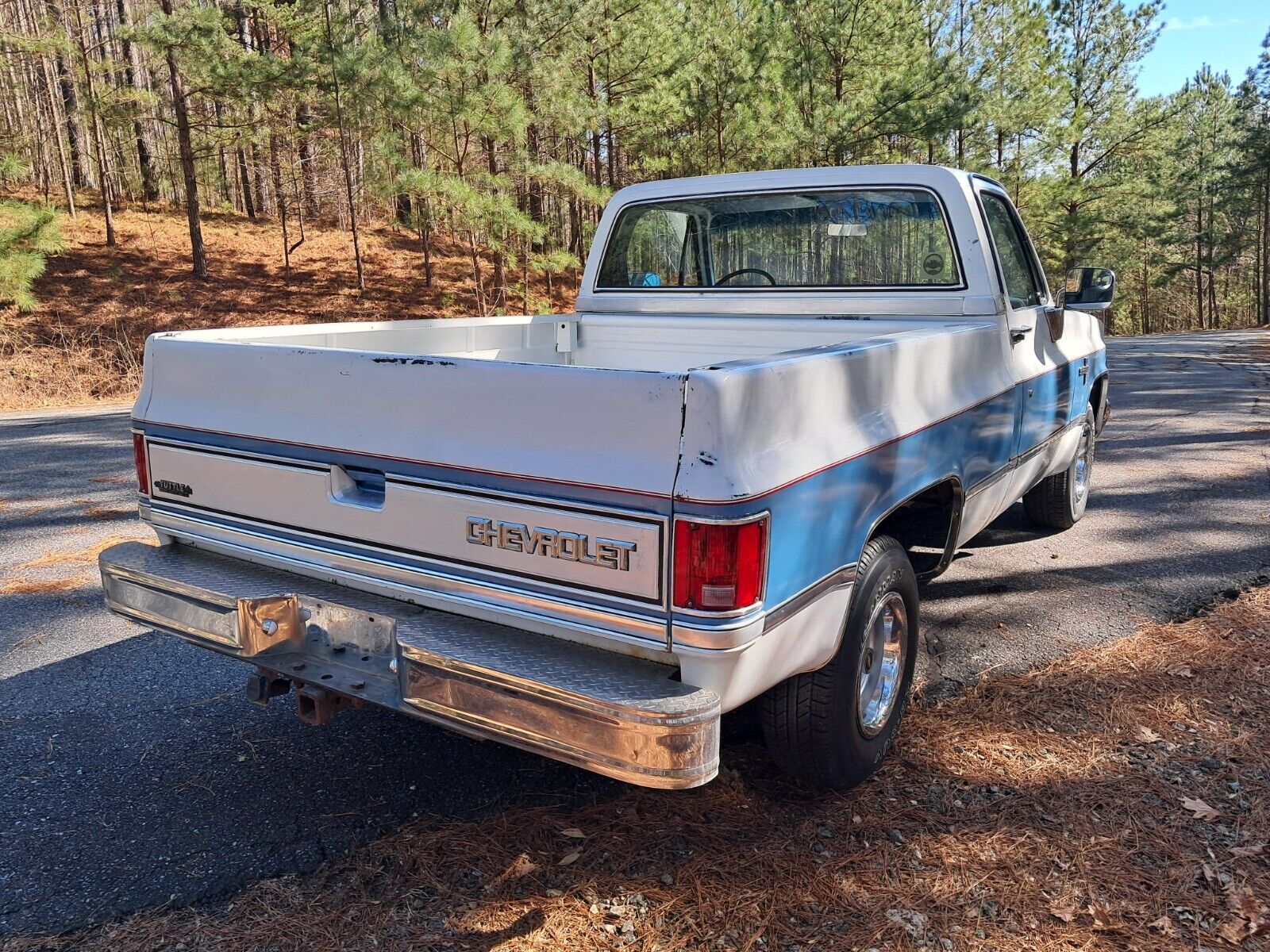 Chevrolet-C-10-Pickup-1986-White-Blue-Blue-74637-2