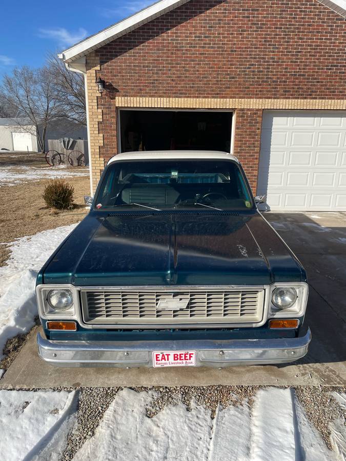 Chevrolet-C10-1973-green-19867-1