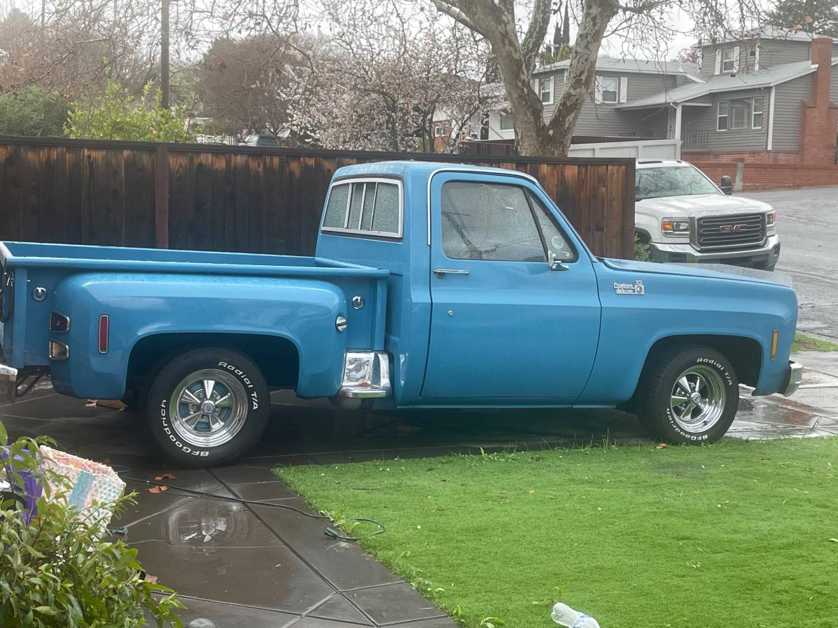 Chevrolet-C10-custom-deluxe-1978-blue-54302