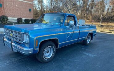 Chevrolet-C10-silverado-1977-blue-173809