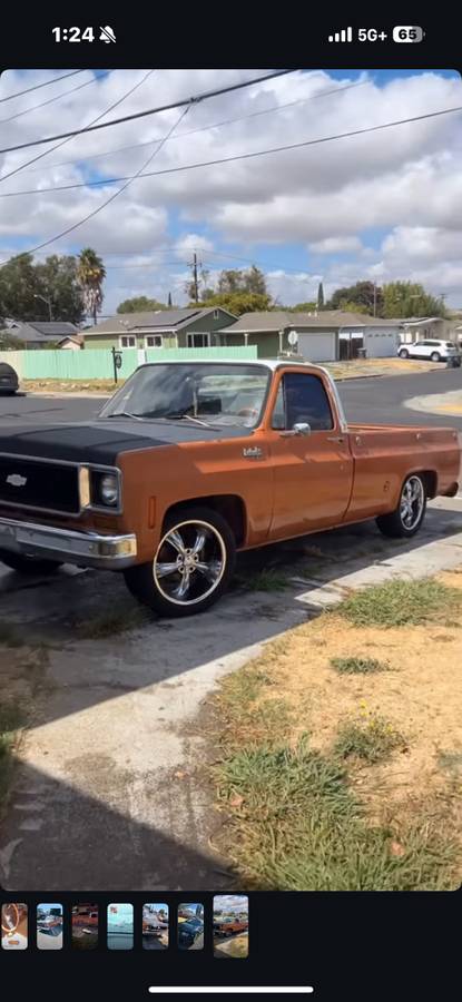 Chevrolet-C10-truck-1974-orange-386242