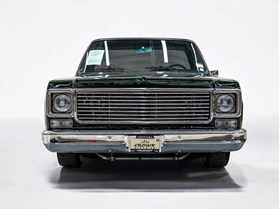 Chevrolet-CK-10-Series-Pickup-1974-Green-BLACK-0-1