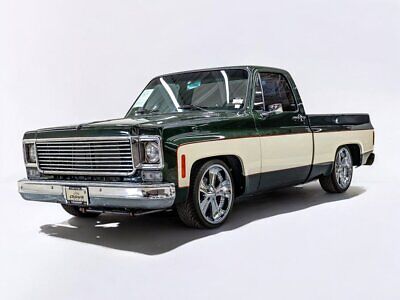 Chevrolet-CK-10-Series-Pickup-1974-Green-BLACK-0-2