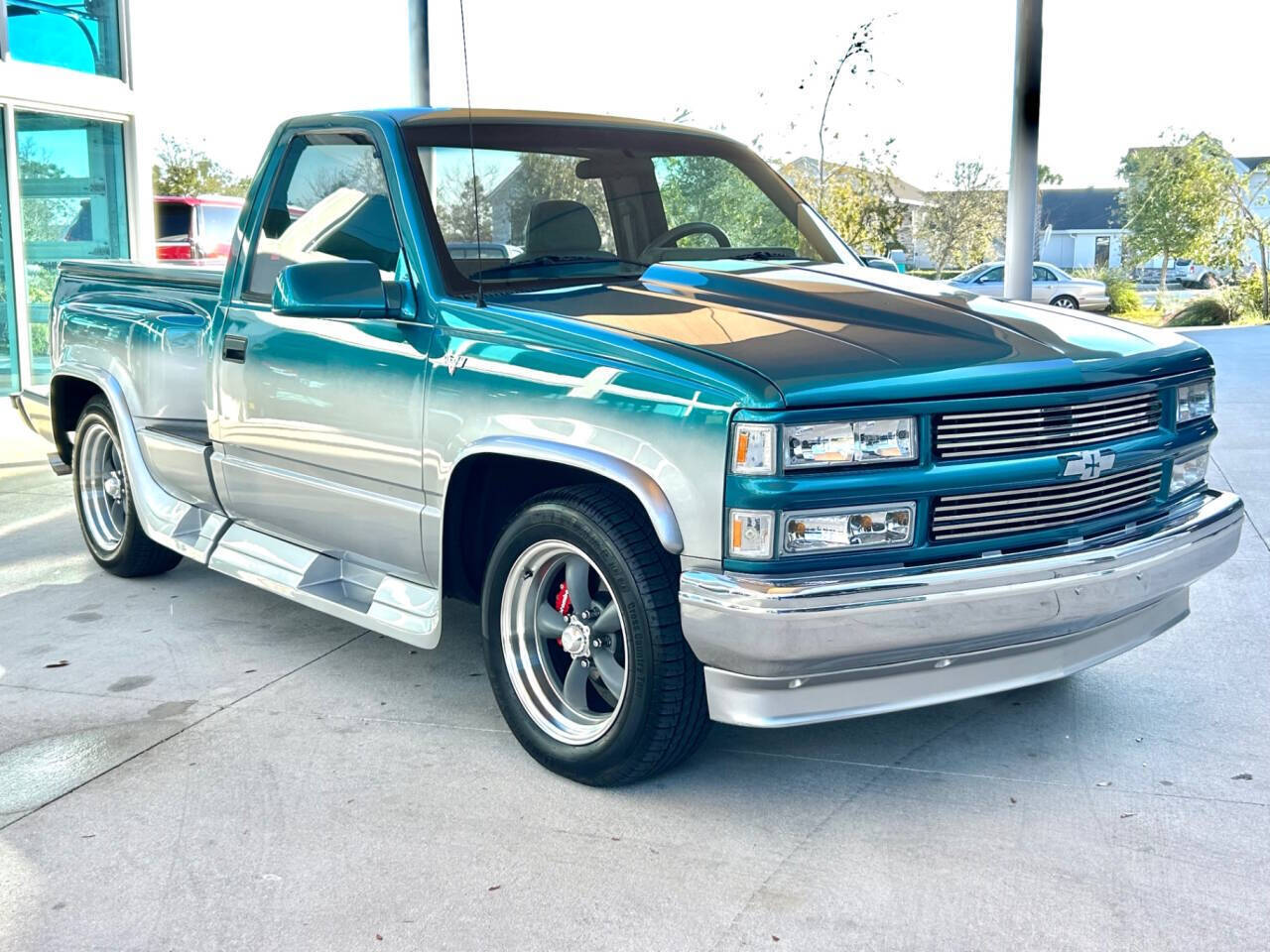 Chevrolet-CK-Pickup-1500-1994-Teal-Gray-368831-2