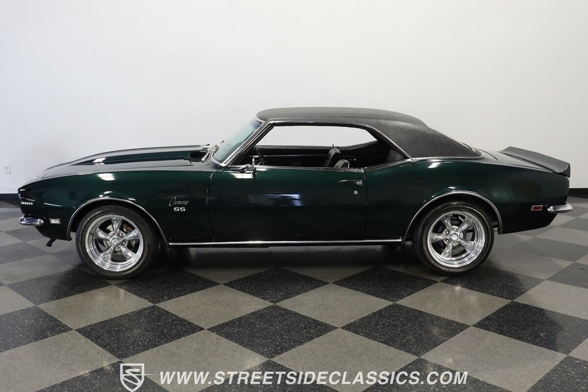 Chevrolet-Camaro-1968-Green-Black-107557-2