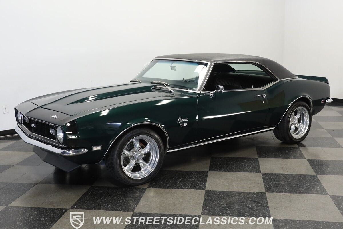 Chevrolet-Camaro-1968-Green-Black-107557-5