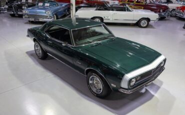 Chevrolet-Camaro-1968-Green-Black-83596-6