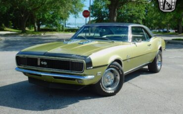 Chevrolet-Camaro-1968-Green-White-35753-3