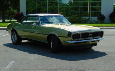 Chevrolet-Camaro-1968-Green-White-35753-8