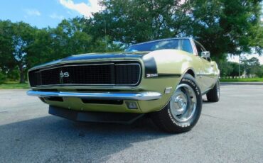 Chevrolet-Camaro-1968-Green-White-35753-9