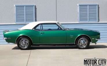 Chevrolet-Camaro-1968-Green-White-51929-1