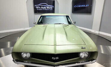 Chevrolet-Camaro-1969-Green-Black-135526-10