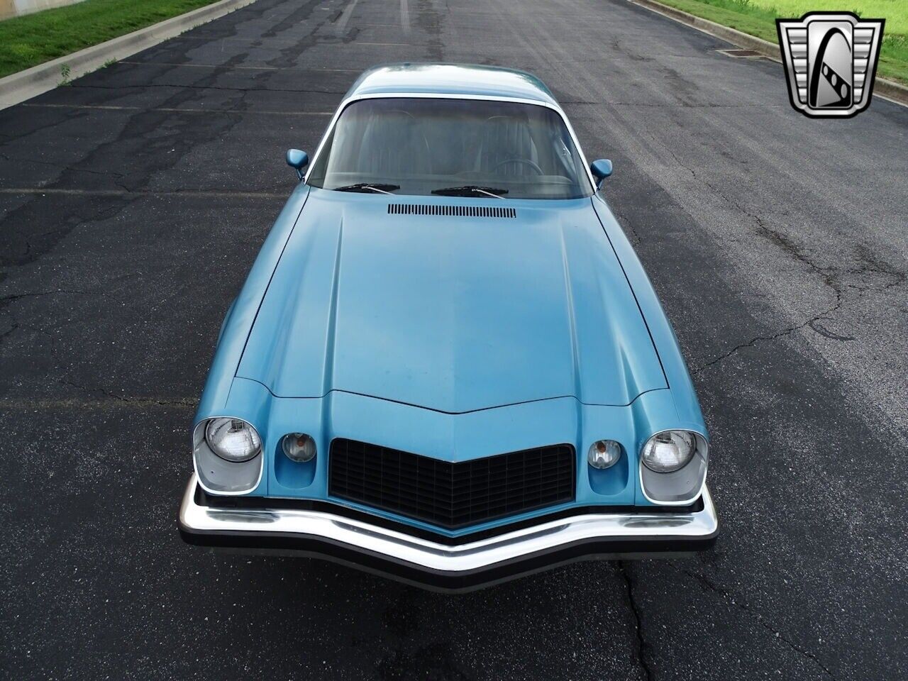 Chevrolet-Camaro-1974-Blue-Black-11685-11