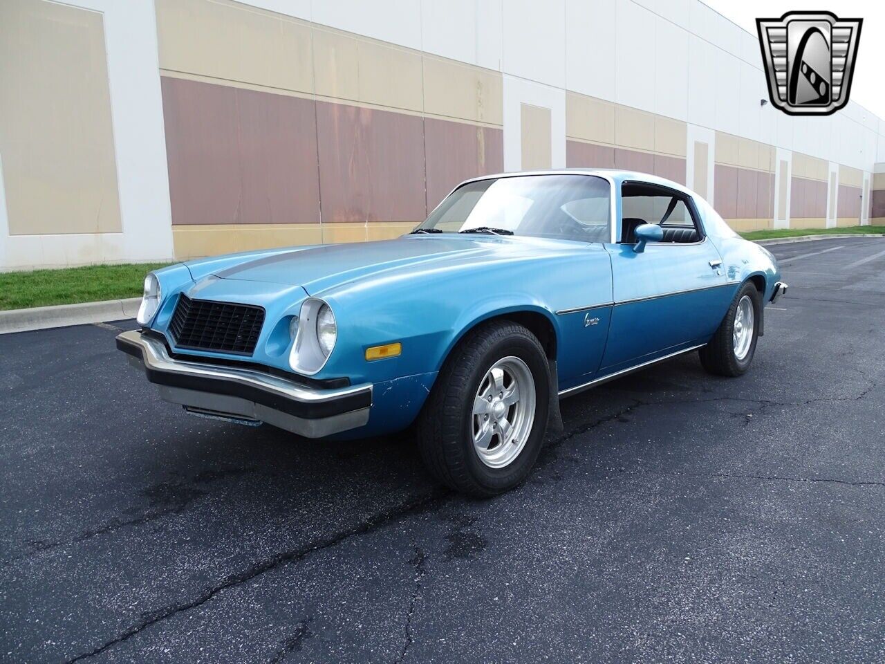 Chevrolet-Camaro-1974-Blue-Black-11685-2