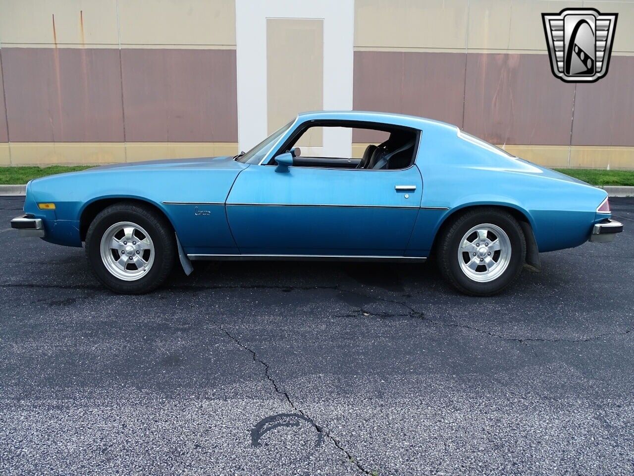 Chevrolet-Camaro-1974-Blue-Black-11685-4