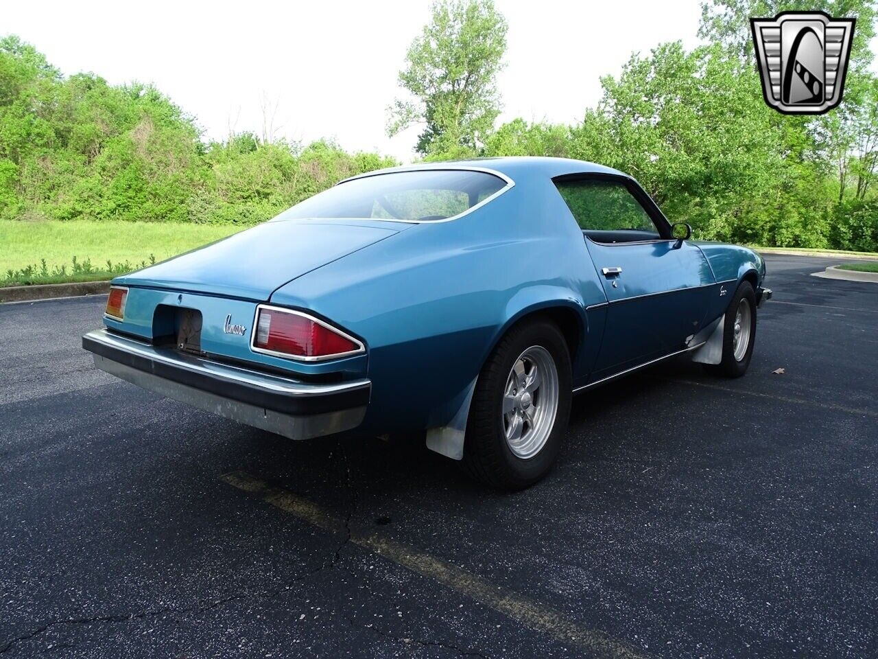 Chevrolet-Camaro-1974-Blue-Black-11685-8