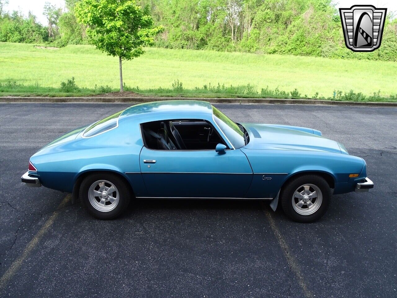 Chevrolet-Camaro-1974-Blue-Black-11685-9