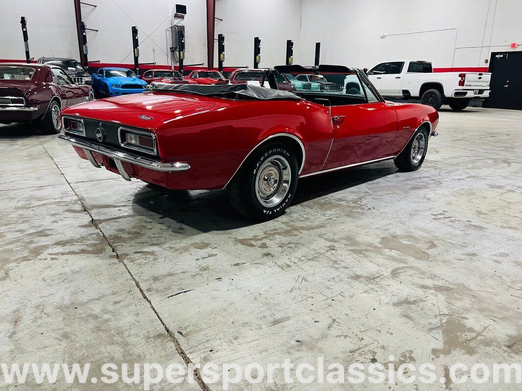 Chevrolet-Camaro-Cabriolet-1967-Red-Black-0-5