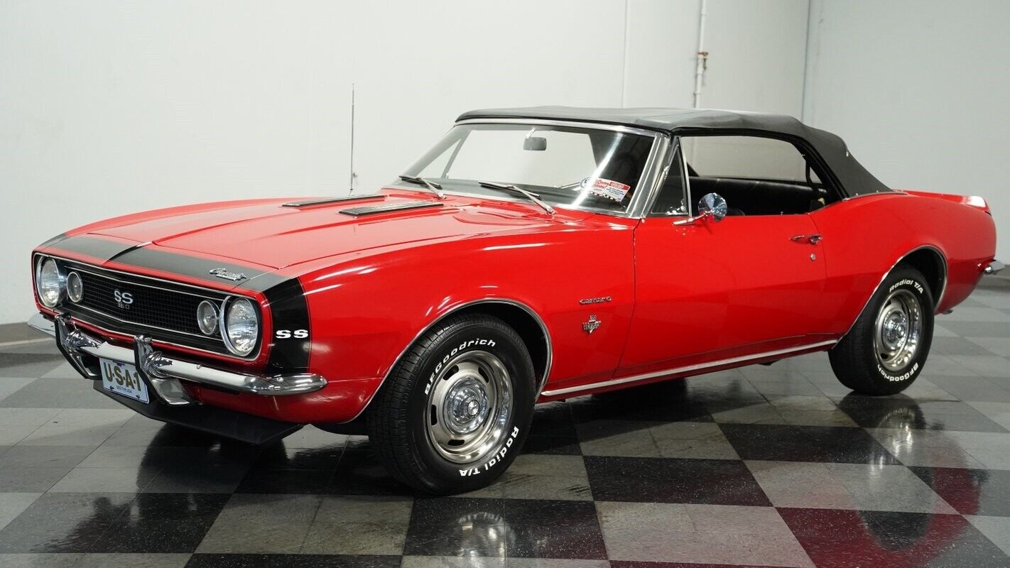 Chevrolet-Camaro-Cabriolet-1967-Red-Black-14299-6