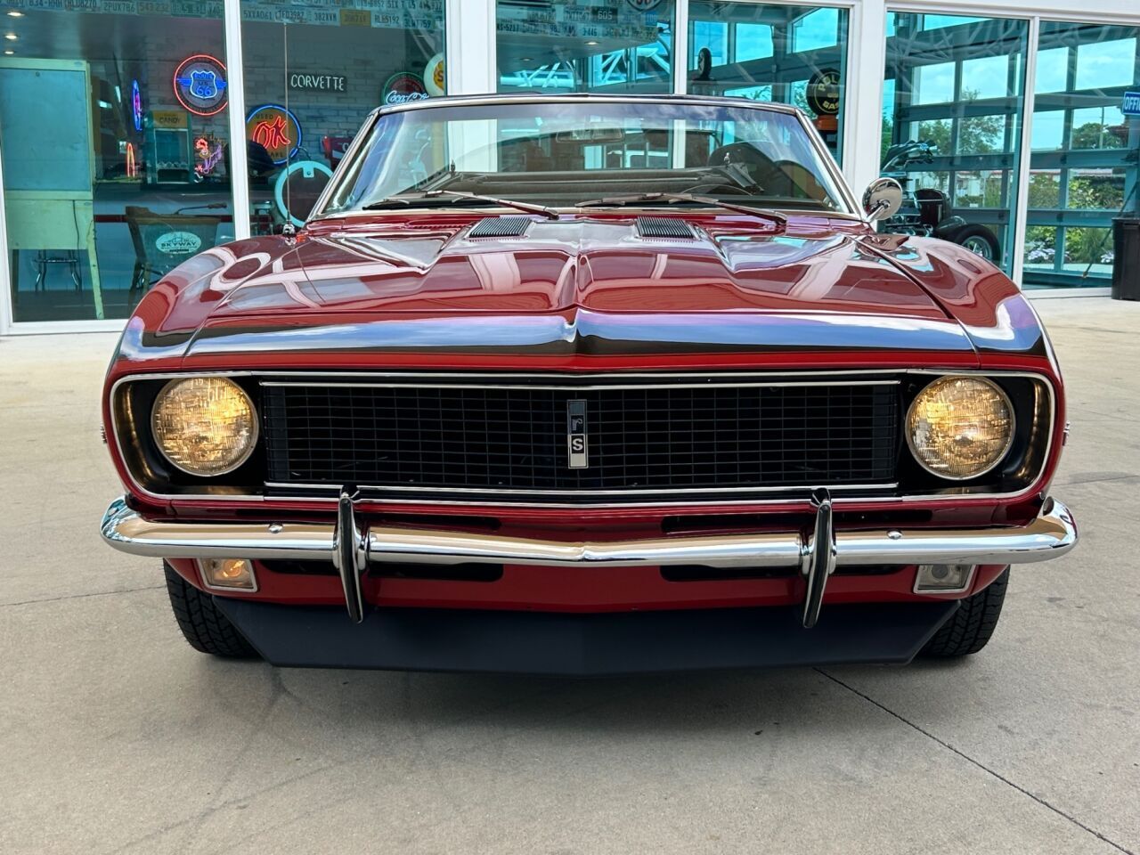 Chevrolet-Camaro-Cabriolet-1967-Red-Black-8398-2