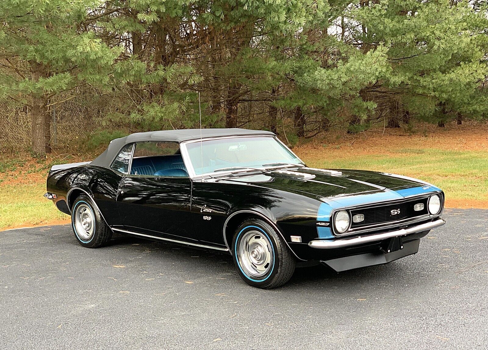 Chevrolet-Camaro-Cabriolet-1968-Black-Blue-57936-14