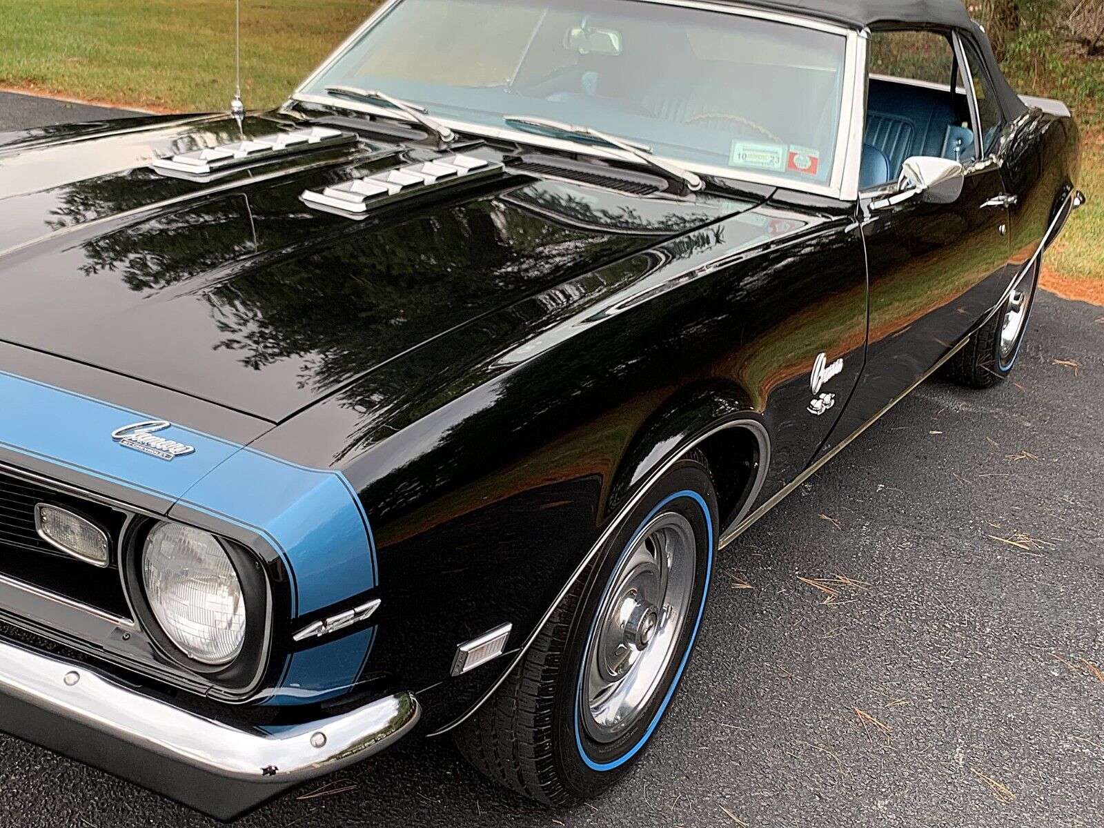 Chevrolet-Camaro-Cabriolet-1968-Black-Blue-57936-24