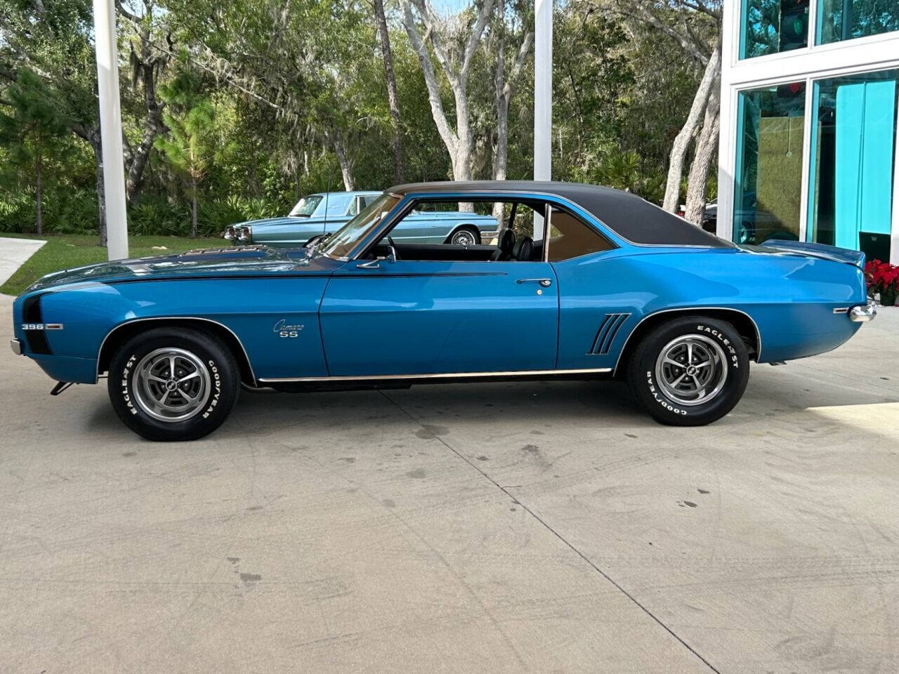 Chevrolet-Camaro-Cabriolet-1969-Blue-Black-28659-10