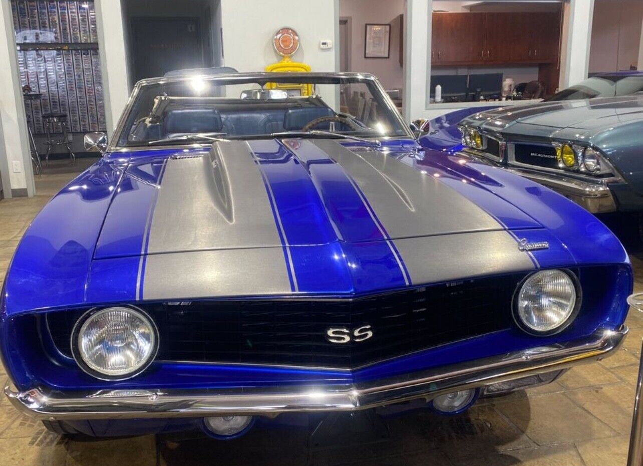 Chevrolet-Camaro-Cabriolet-1969-Blue-Blue-132763-5