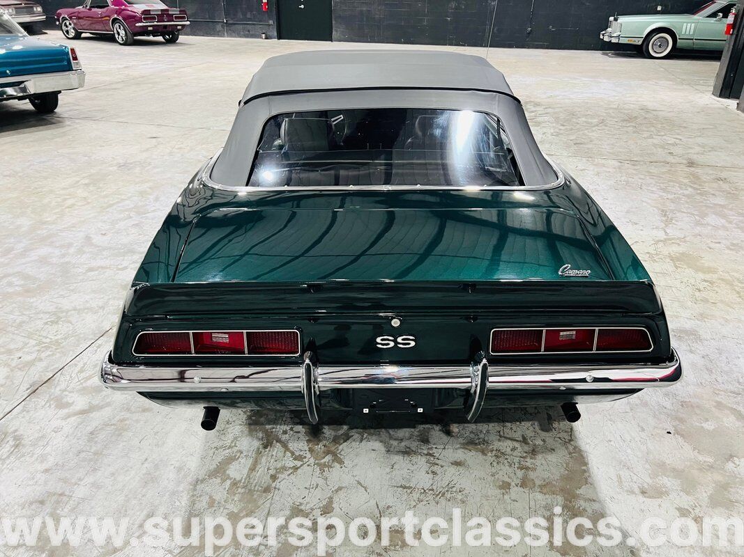 Chevrolet-Camaro-Cabriolet-1969-Green-Green-0-29