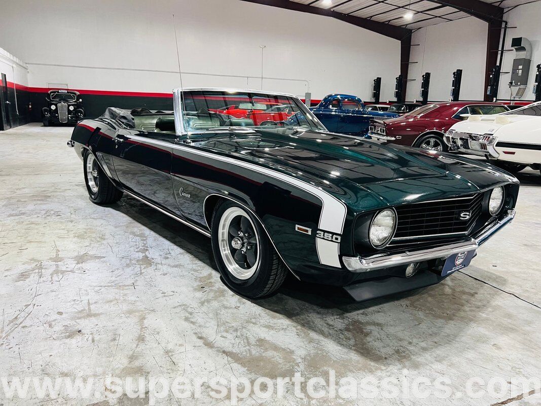 Chevrolet-Camaro-Cabriolet-1969-Green-Green-0-7