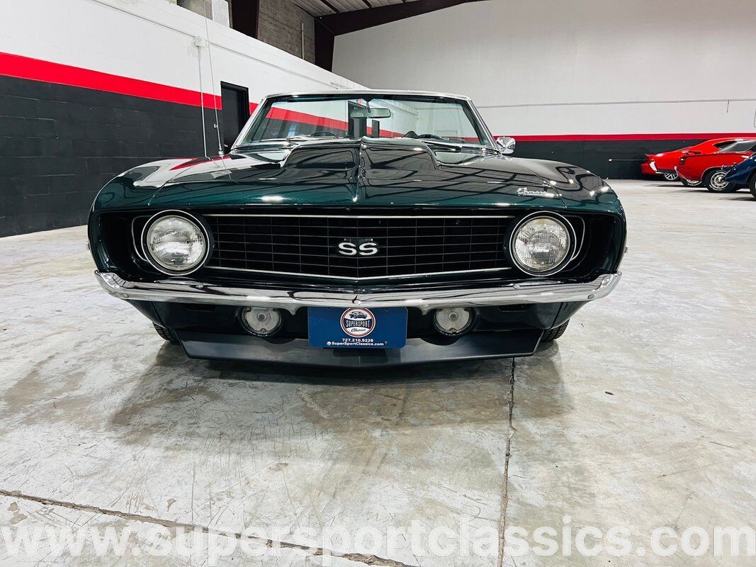 Chevrolet-Camaro-Cabriolet-1969-Green-Green-0-8