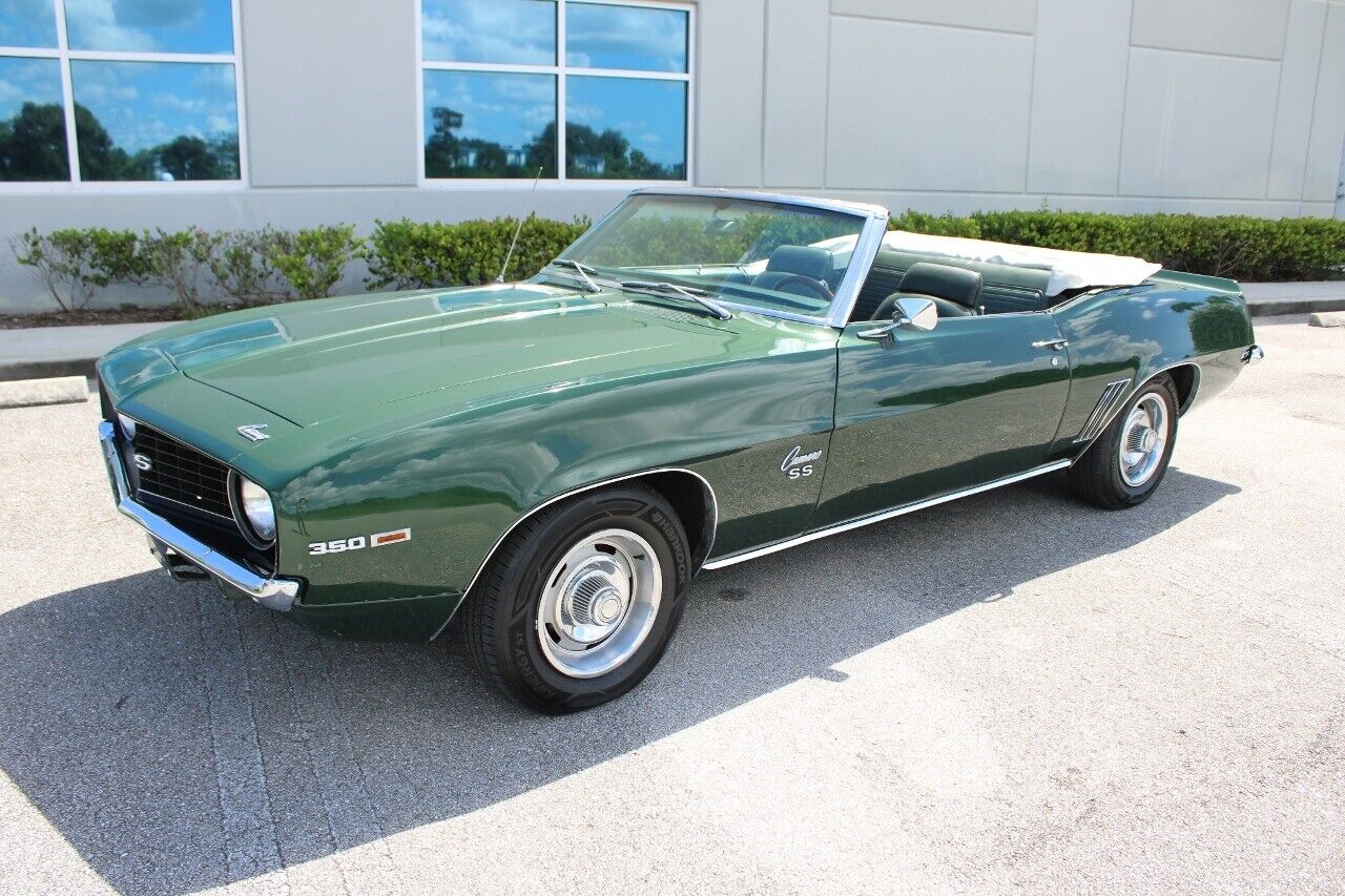 Chevrolet-Camaro-Cabriolet-1969-Green-Green-12986-3