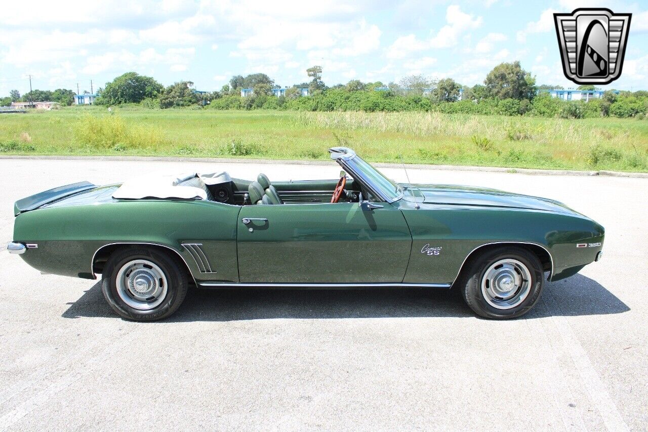 Chevrolet-Camaro-Cabriolet-1969-Green-Green-12986-8