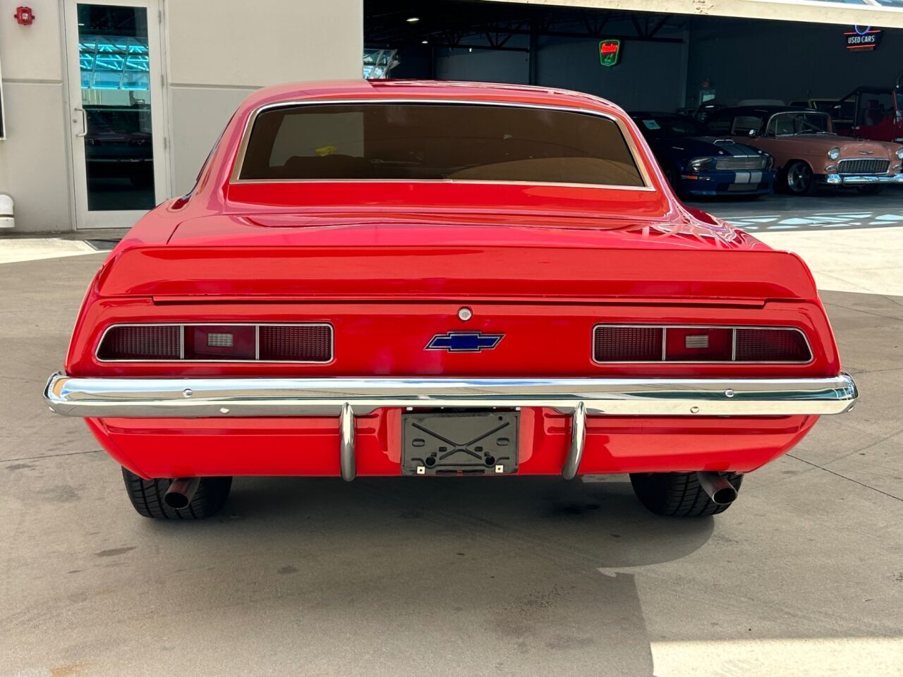 Chevrolet-Camaro-Cabriolet-1969-Red-Black-102993-5