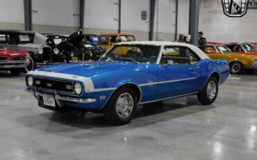 Chevrolet-Camaro-Coupe-1968-Blue-Tan-112636-2