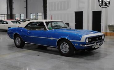 Chevrolet-Camaro-Coupe-1968-Blue-Tan-112636-5