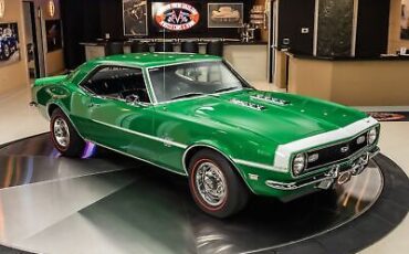 Chevrolet-Camaro-Coupe-1968-Green-Black-116132-10