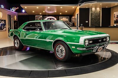 Chevrolet-Camaro-Coupe-1968-Green-Black-116132-9