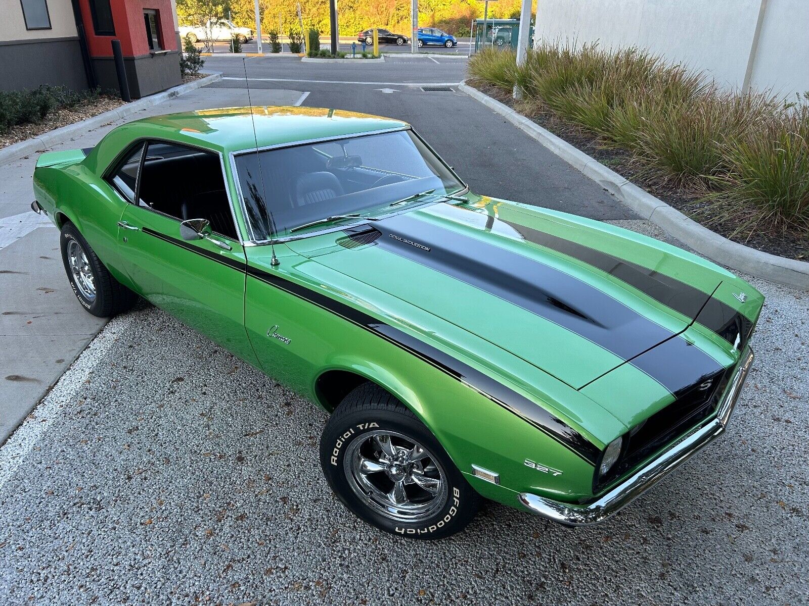 Chevrolet-Camaro-Coupe-1968-Green-Black-2945-9