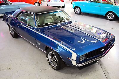 Chevrolet-Camaro-Coupe-1969-Blue-White-69086-1