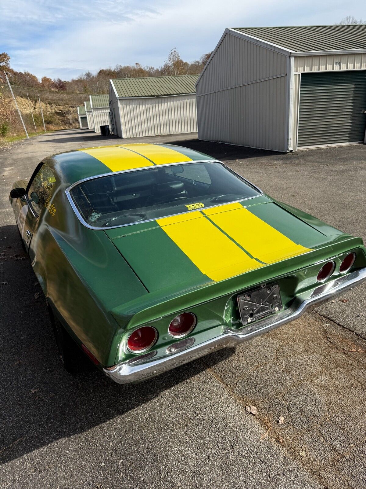 Chevrolet-Camaro-Coupe-1971-Green-Black-0-6