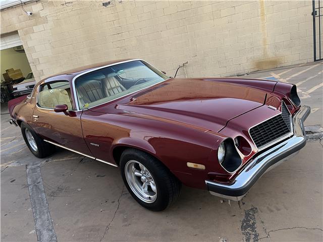 Chevrolet-Camaro-Coupe-1976-maroon-beige-102998-2