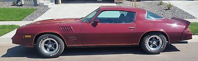 Chevrolet-Camaro-Coupe-1978-Burgundy-Black-57936-2