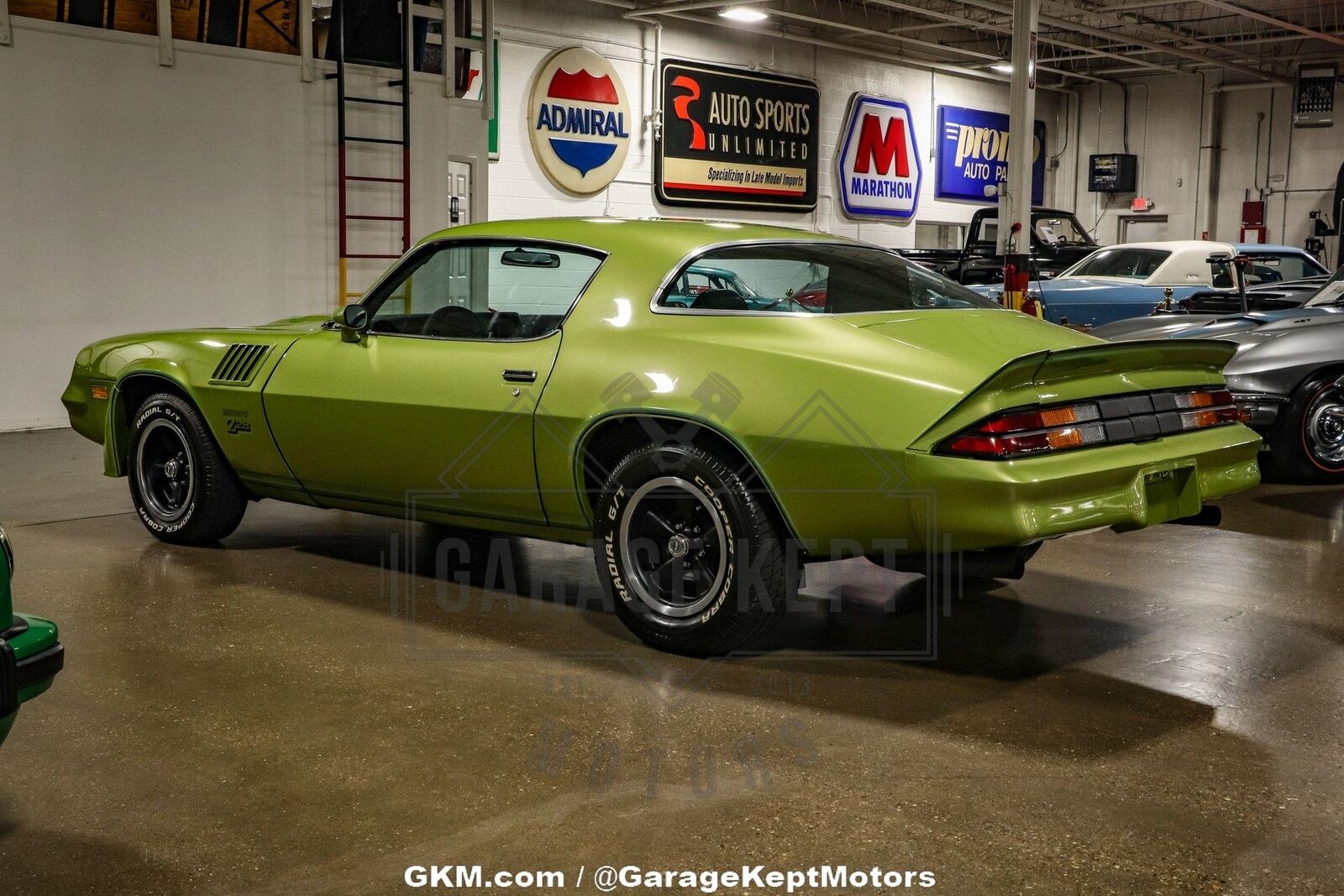 Chevrolet-Camaro-Coupe-1979-Green-Black-129800-11