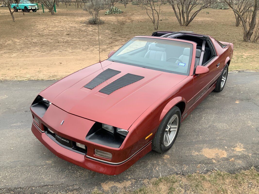 Chevrolet-Camaro-Coupe-1986-Maroon-Gray-0-11