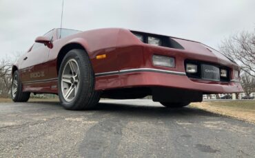 Chevrolet-Camaro-Coupe-1986-Maroon-Gray-0-6