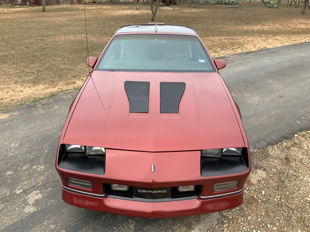 Chevrolet-Camaro-Coupe-1986-Maroon-Gray-0-8